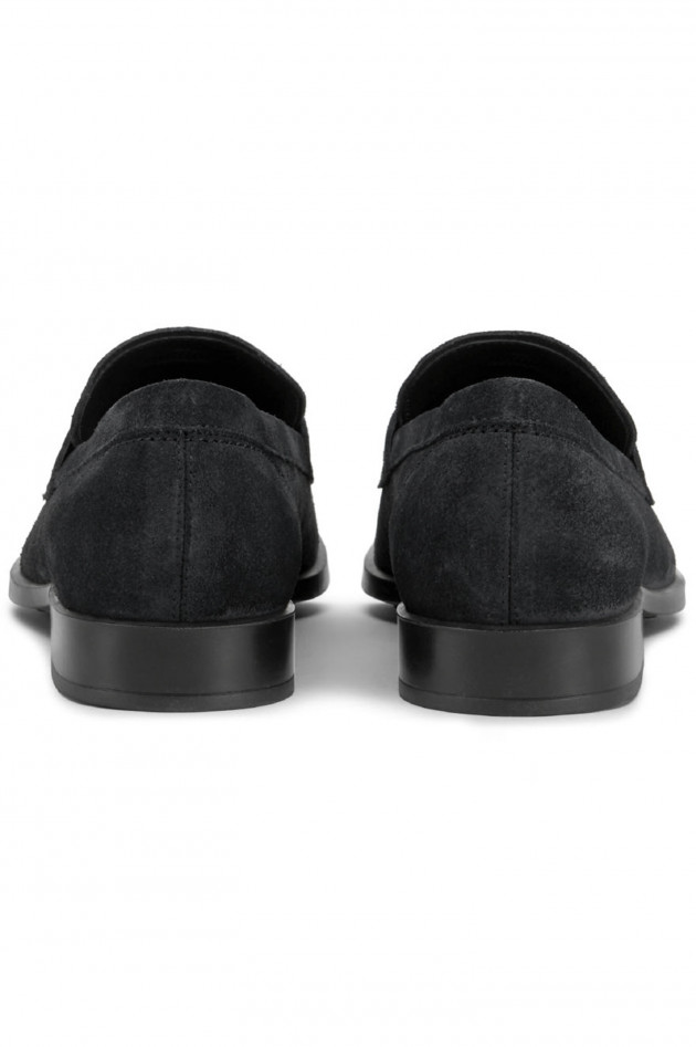 Tod's Loafers aus Veloursleder in Schwarz
