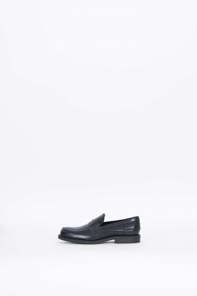 Tod's Leder Loafer in Schwarz