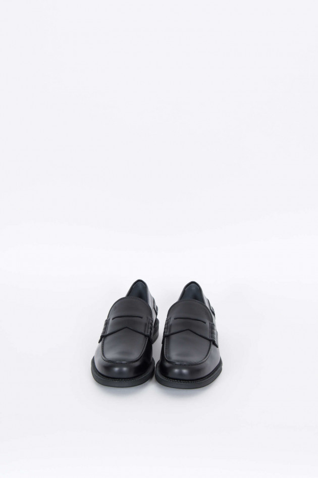 Tod's Leder Loafer in Schwarz