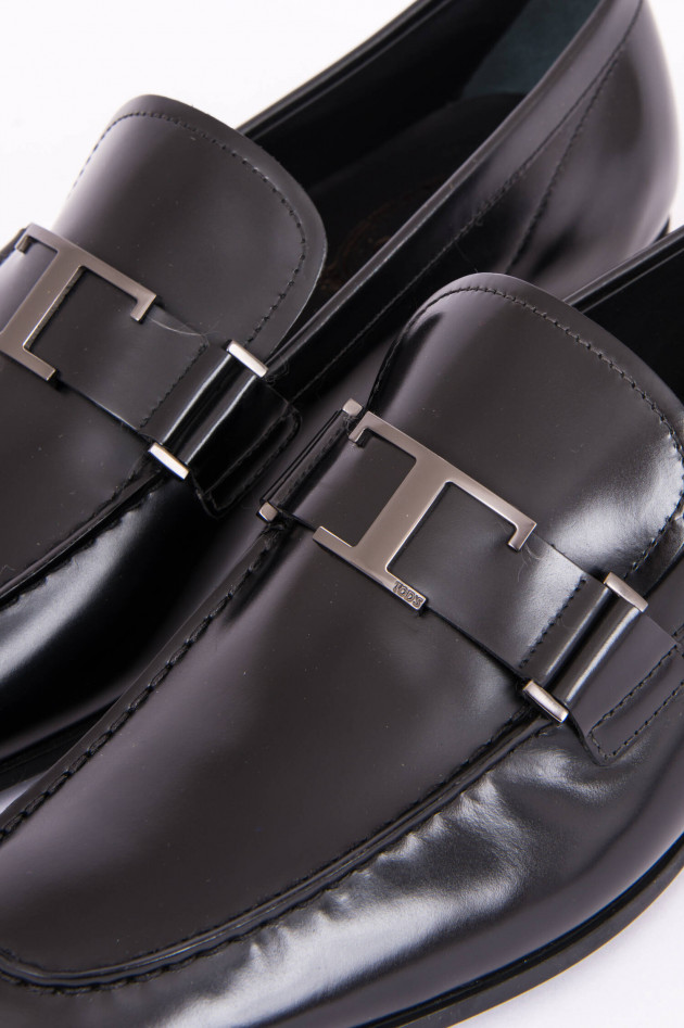 Tod's Leder-Loafer in Schwarz