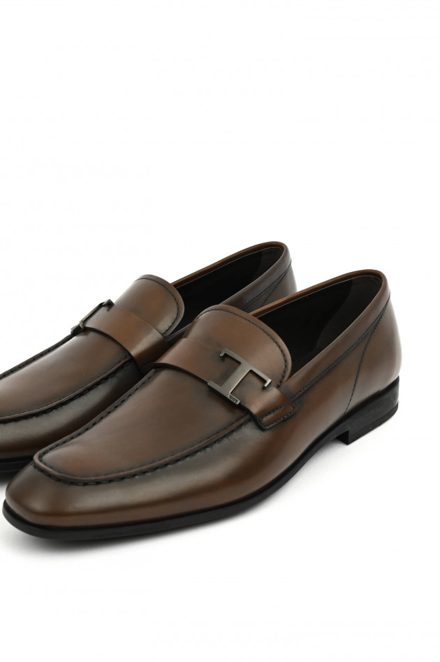 Tod's Leder-Loafer in Braun