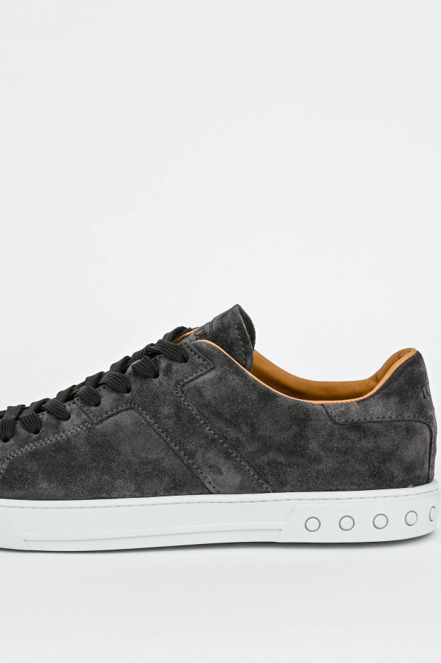 Tod's Rauleder Sneakers in Grau