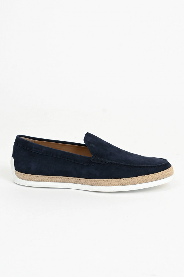 Tod's Slipper-Loafer in Dunkelblau