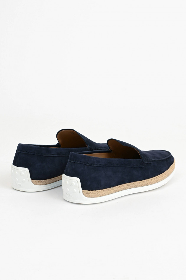 Tod's Slipper-Loafer in Dunkelblau