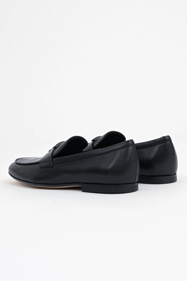 Tod's Loafer aus Glattleder in Schwarz