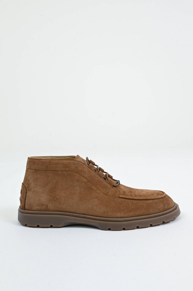 Tod's Halbschuh mit elastischer Schnürung in Noce