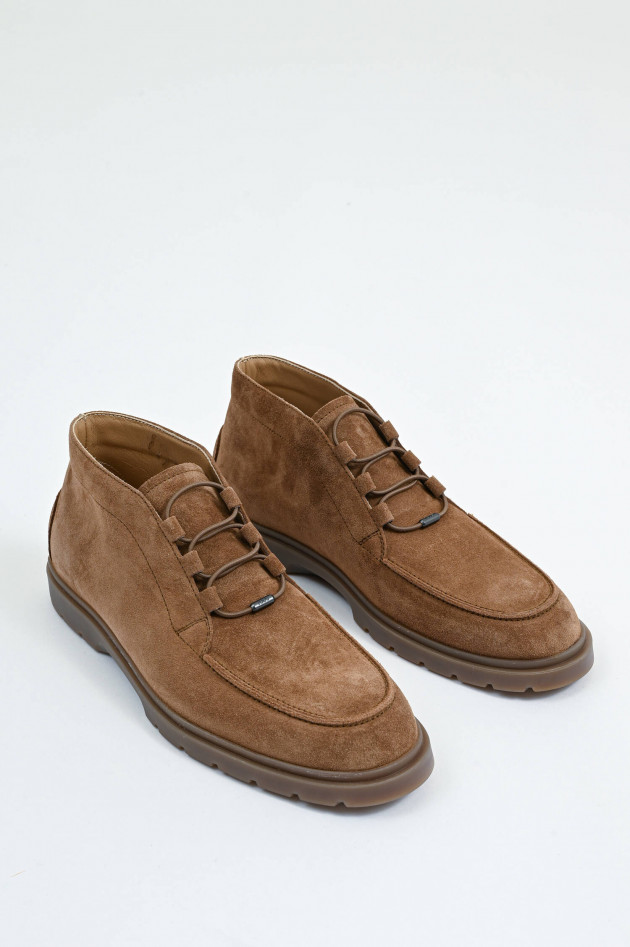 Tod's Halbschuh mit elastischer Schnürung in Noce