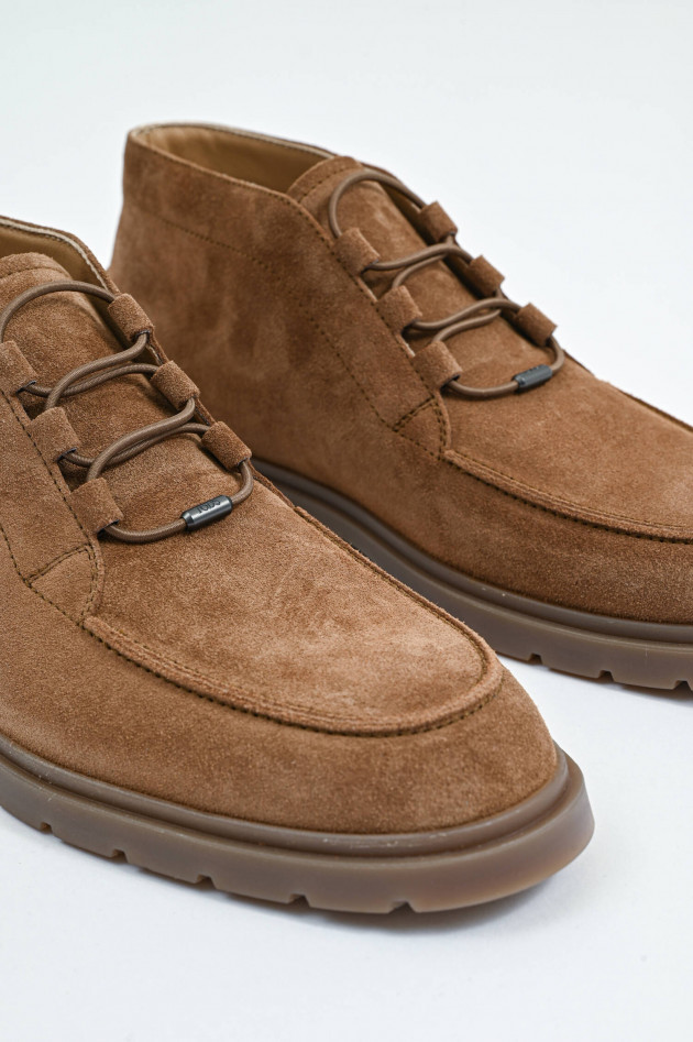 Tod's Halbschuh mit elastischer Schnürung in Noce