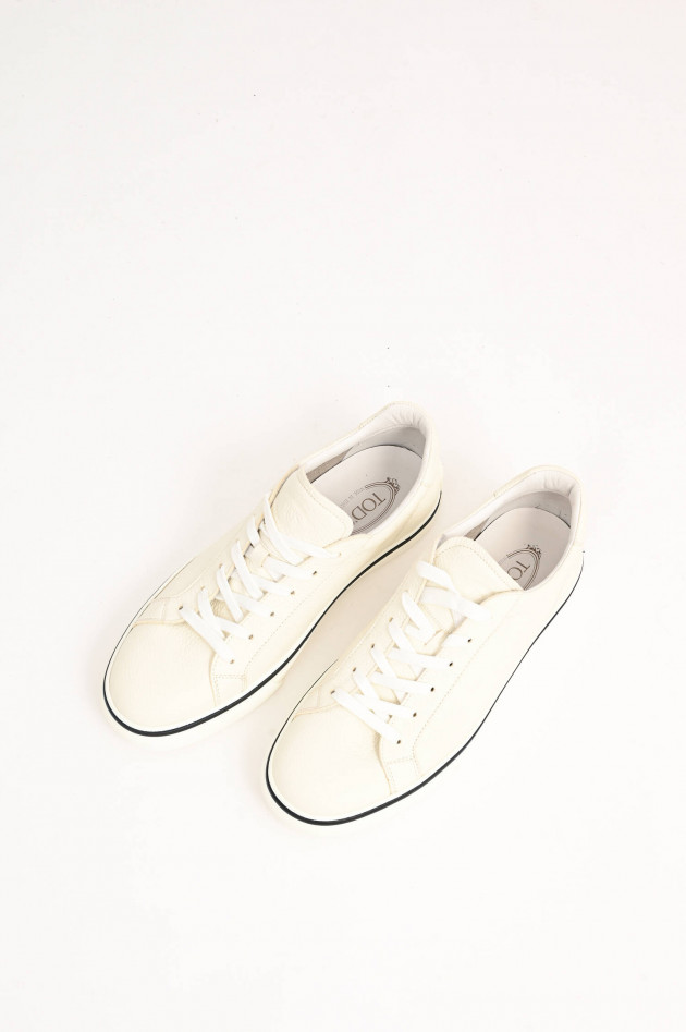 Tod's Sneaker aus Leder in Weiß