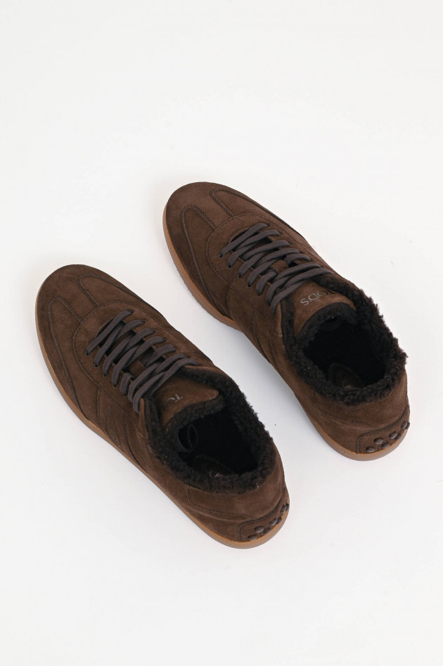 Tod's Gefütterter Sneaker in Braun