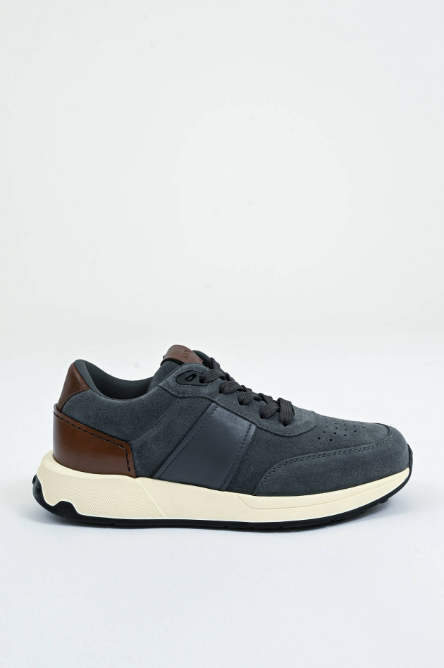 Tod's Sneaker RUNNING in Anthrazit/Braun
