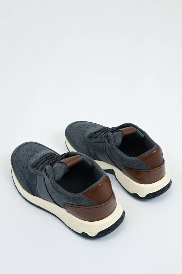Tod's Sneaker RUNNING in Anthrazit/Braun