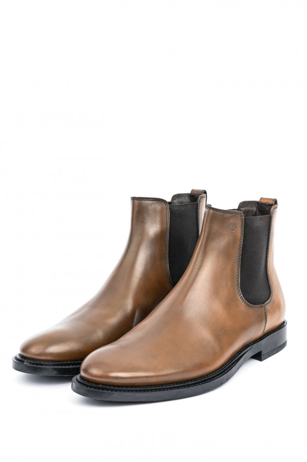 Tod's Stiefelette aus Leder in Walnuss