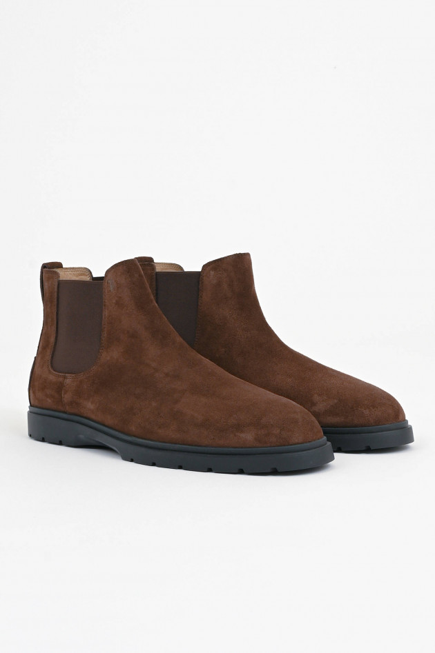 Tod's Veloursleder Chelsea Boot in Braun