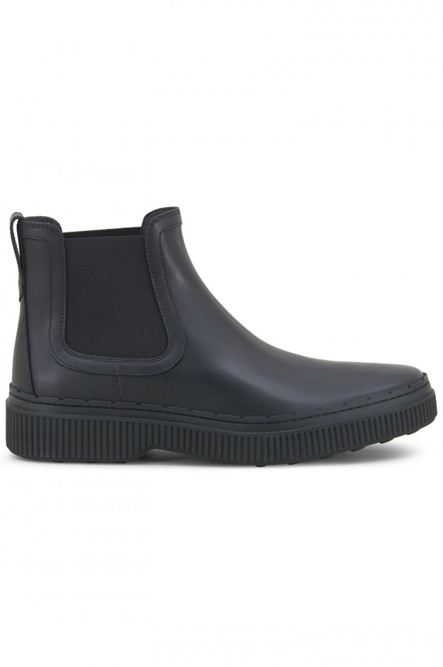 Tod's Stiefelette aus Leder in Schwarz