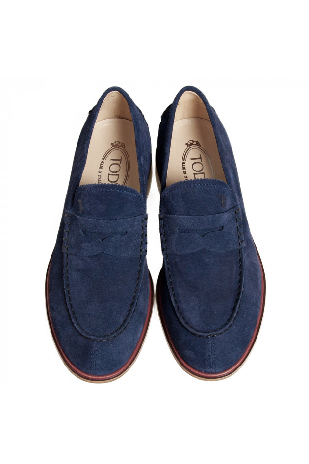 Tod's Loafers Wildleder Marine