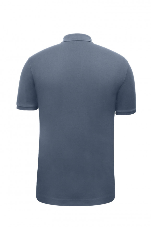 Trusted Handwork Jersey Poloshirt in Hellblau