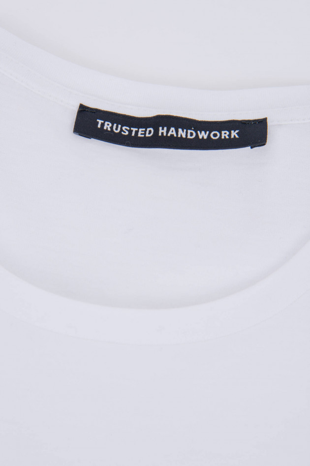 Trusted Handwork Basic T-Shirt in Weiß