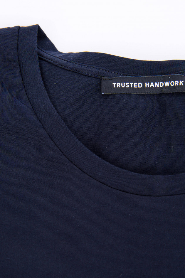 Trusted Handwork Basic T-Shirt in Navy