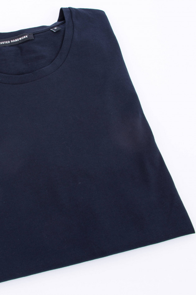 Trusted Handwork Basic T-Shirt in Navy