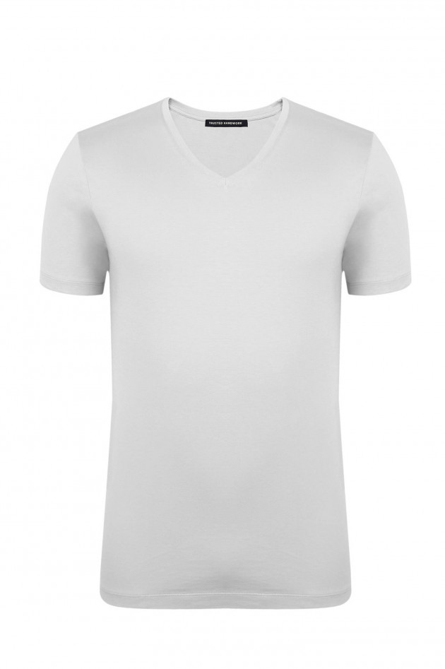 Trusted Handwork Basic T-Shirt in Weiß