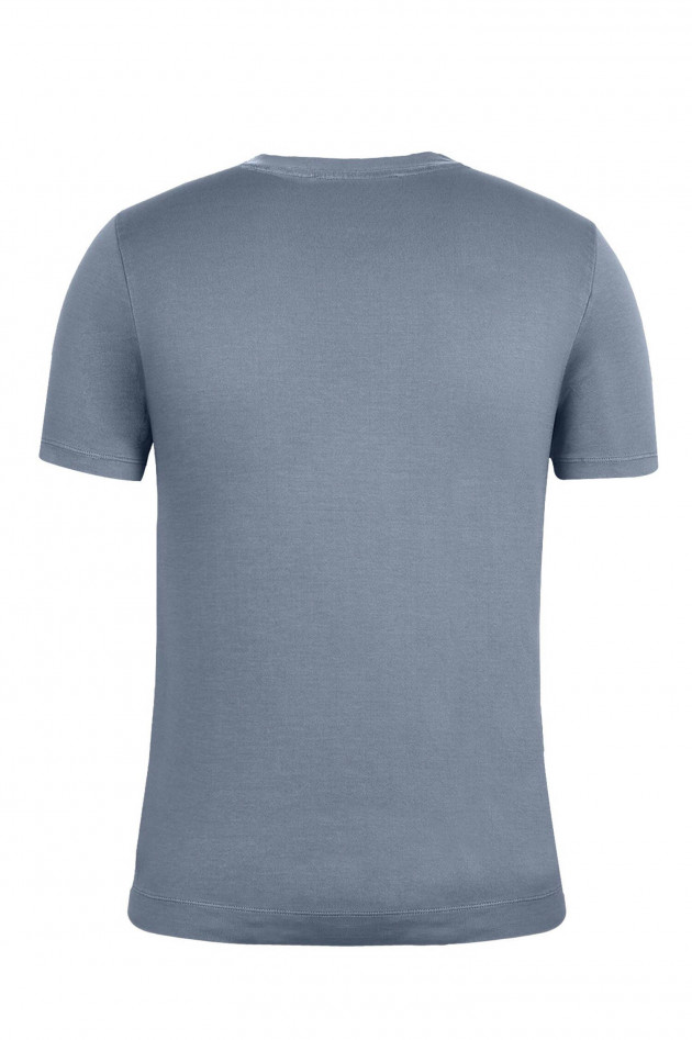 Trusted Handwork Basic T-Shirt in Hellblau