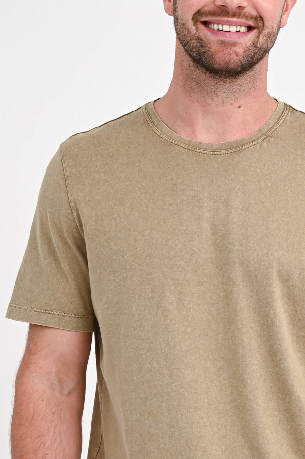 Trusted Handwork T-Shirt aus Baumwolle in Khaki