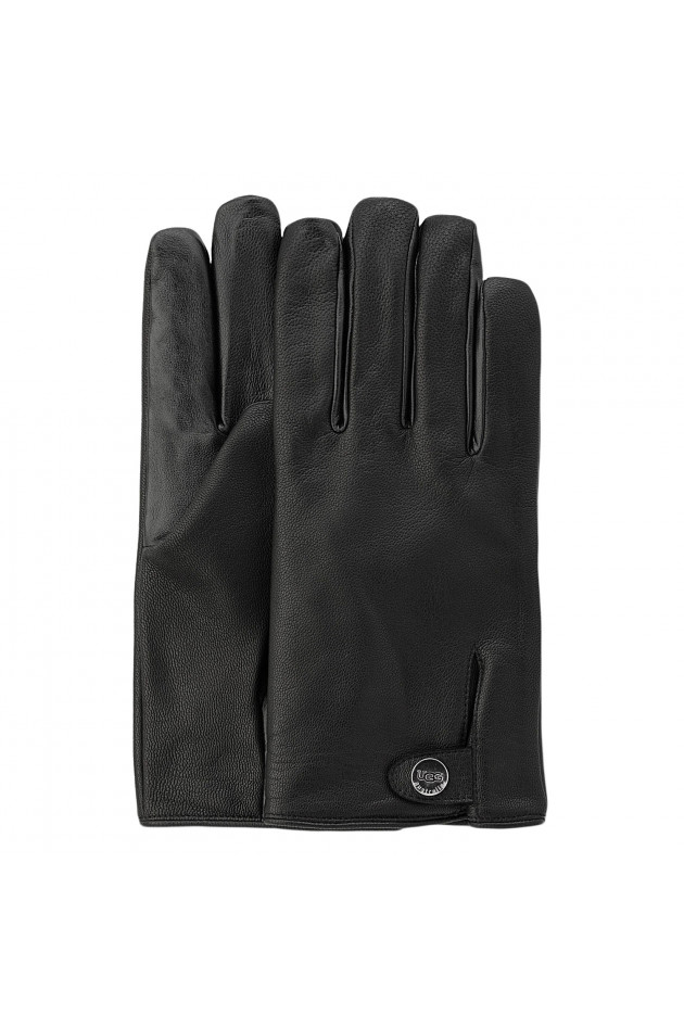 UGG Lederhandschuh in Schwarz
