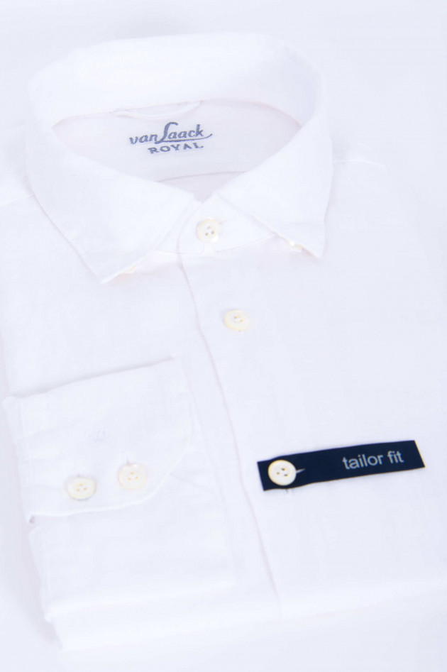 Van Laack Leinenhemd LADON in Weiß