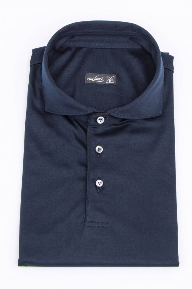 Van Laack Polo-Shirt in Navy