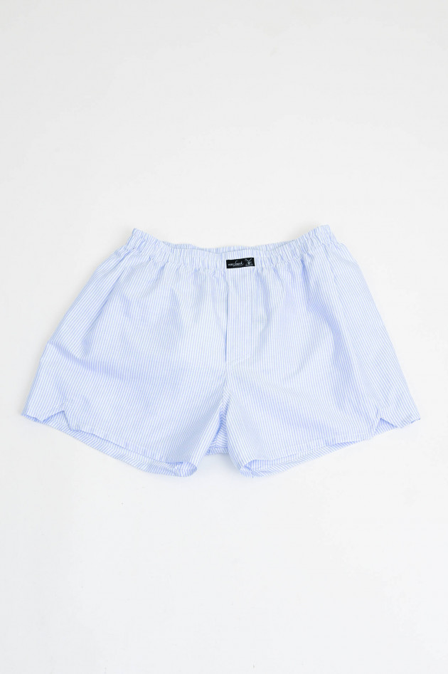 Van Laack Boxershorts aus Baumwolle in Hellblau/Weiß