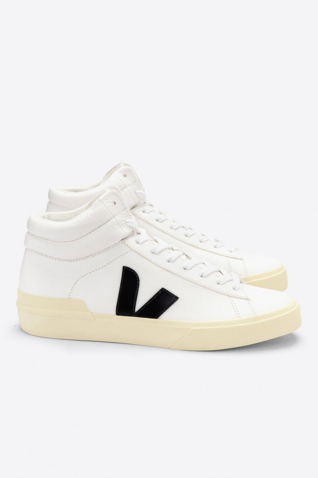 Veja High-Top-Sneaker MINOTAUR in Weiß/Schwarz