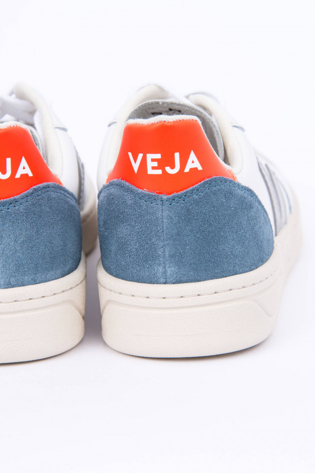 Veja Sneaker V10 in Weiß/Grau/Blau