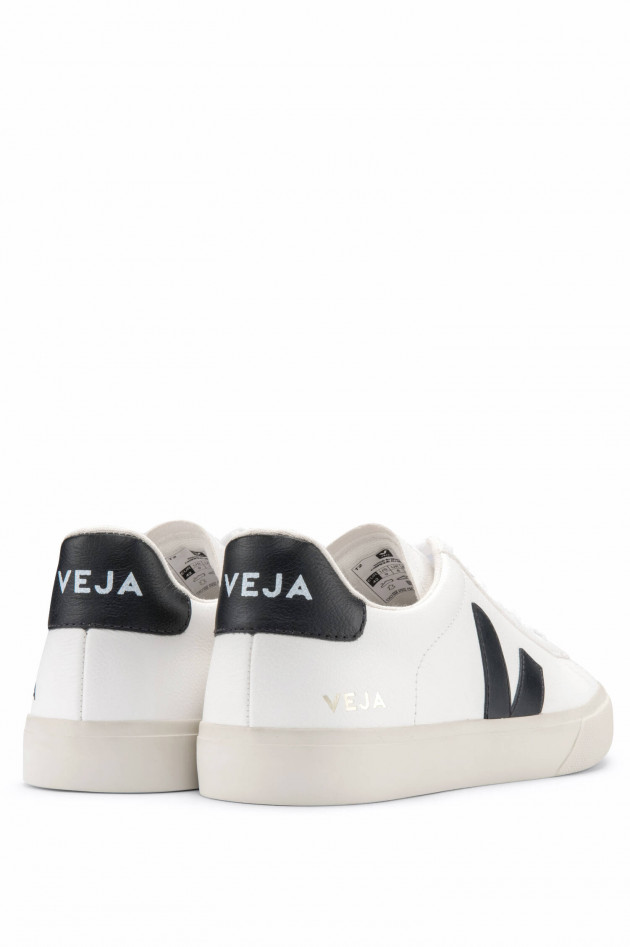 Veja Nachhaltiger Sneaker CAMPO in Weiß/Schwarz