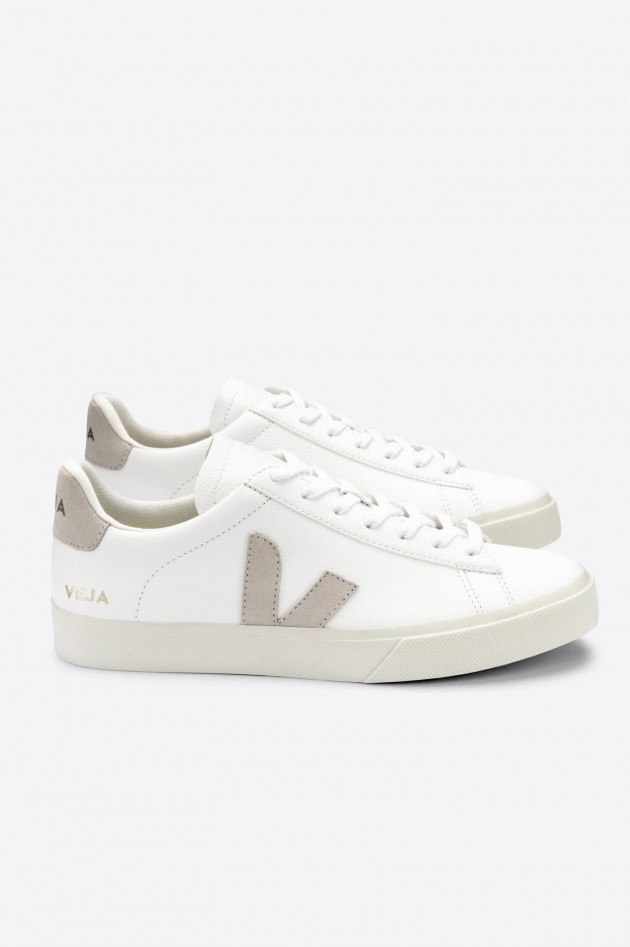 Veja Nachhaltiger Sneaker CAMPO in Weiß/Beige