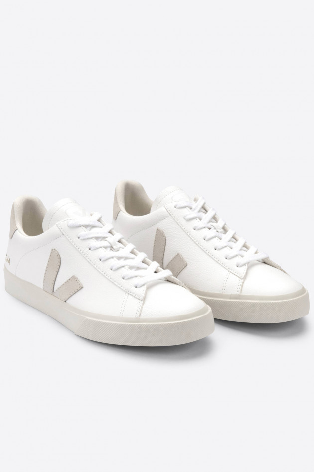 Veja Nachhaltiger Sneaker CAMPO in Weiß/Beige