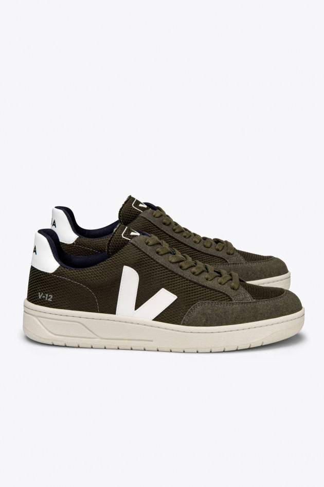 Veja Veganer Sneaker V12 in Oliv