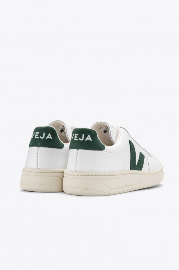 Veja Sneaker V12 in Weiß/Grün