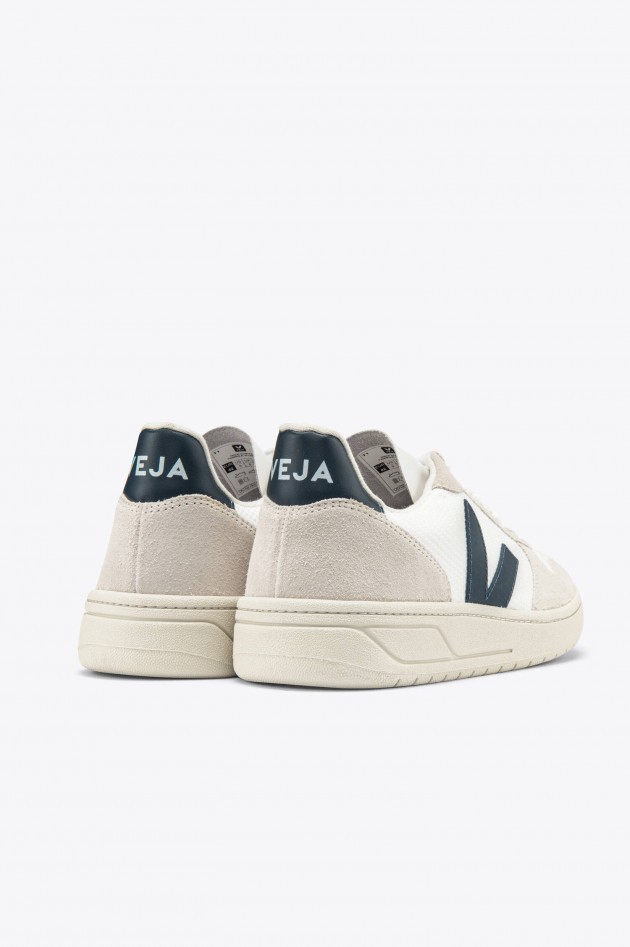 Veja Sneaker V10 in Beige/Weiß/Navy