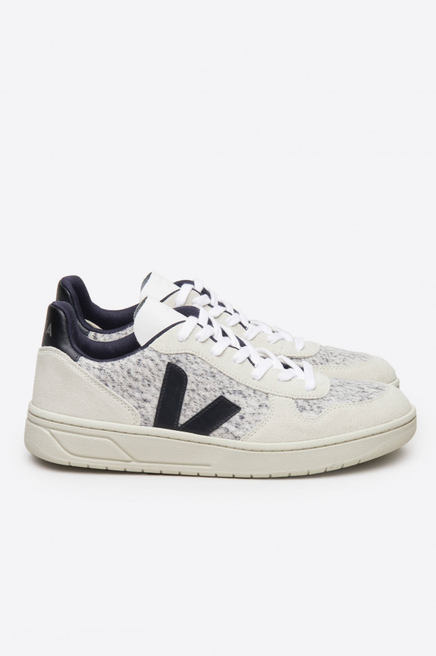 Veja Sneaker V10 in Beige/Grau/Schwarz