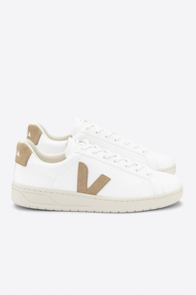 Veja Nachhaltiger Sneaker URCA in Weiß/Camel