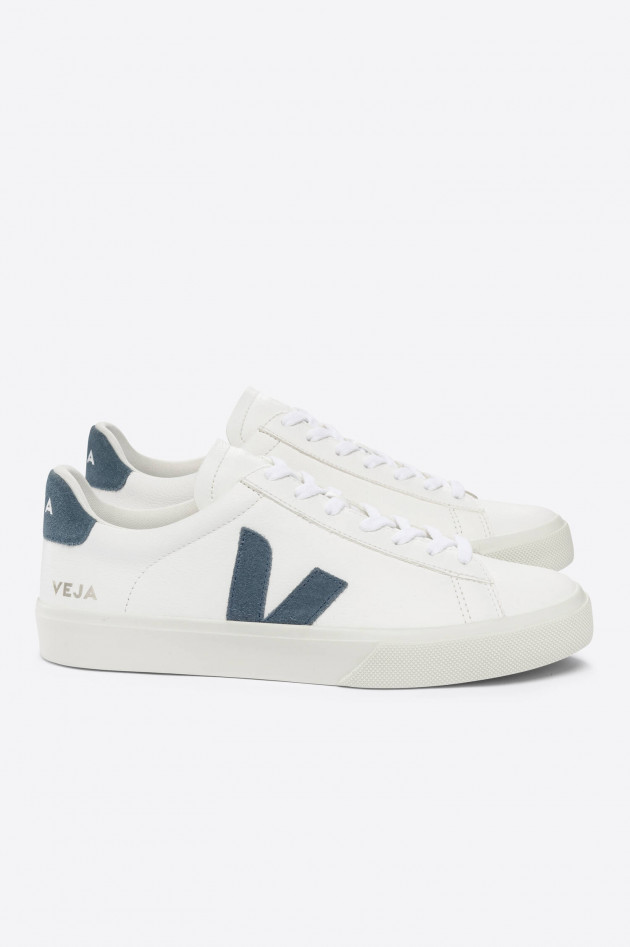 Veja Nachhaltiger Sneaker CAMPO in Weiß/Blau