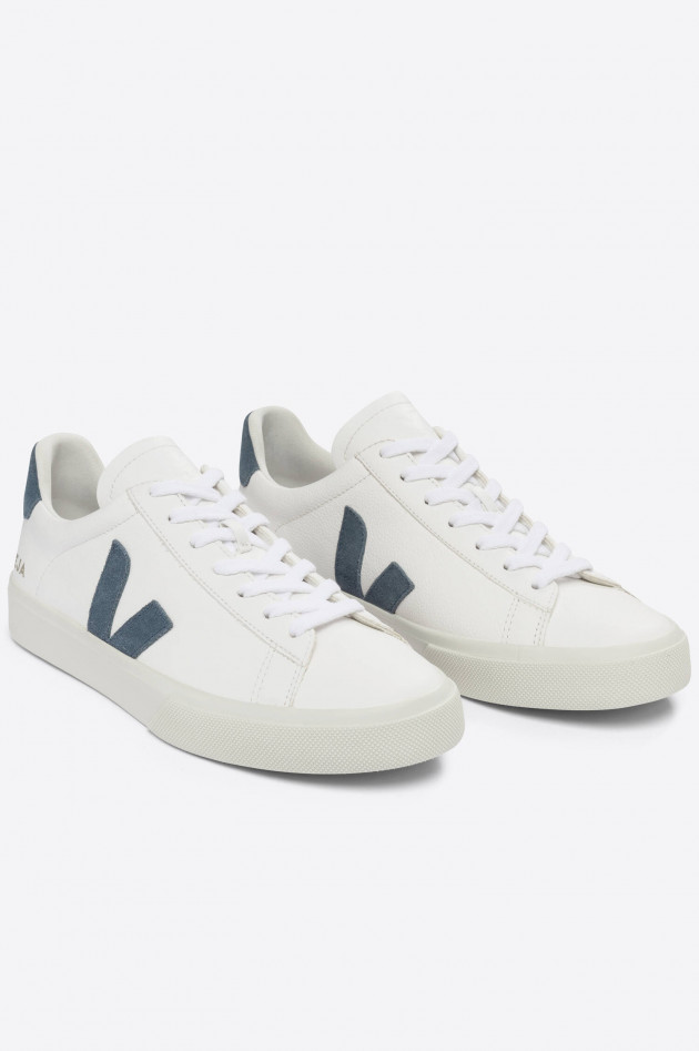 Veja Nachhaltiger Sneaker CAMPO in Weiß/Blau