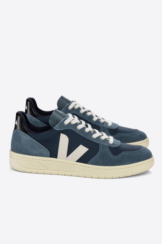 Veja Sneaker V10 in Blau/Navy/Weiß