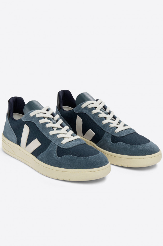 Veja Sneaker V10 in Blau/Navy/Weiß