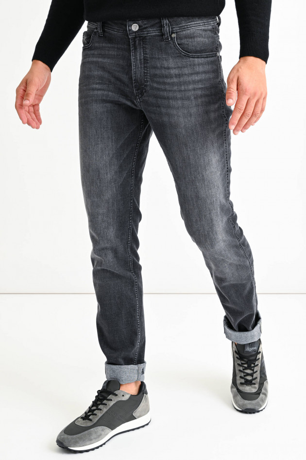 Verdandy Jeans aus Baumwollstretch in Mitelgrau