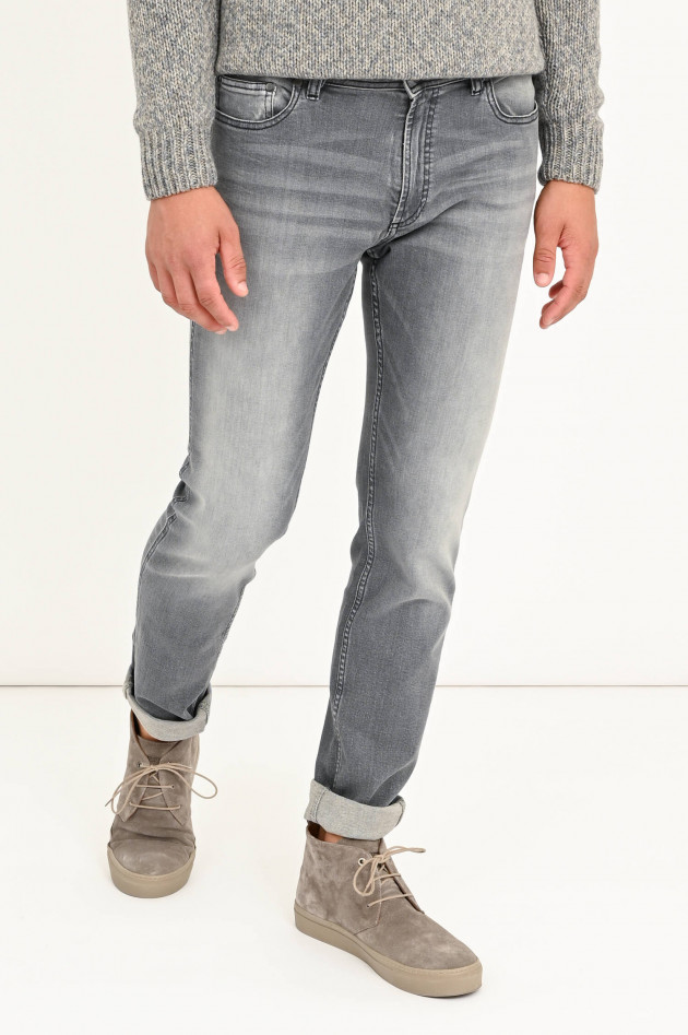 Verdandy Jeans aus Baumwollstretch in Hellgrau