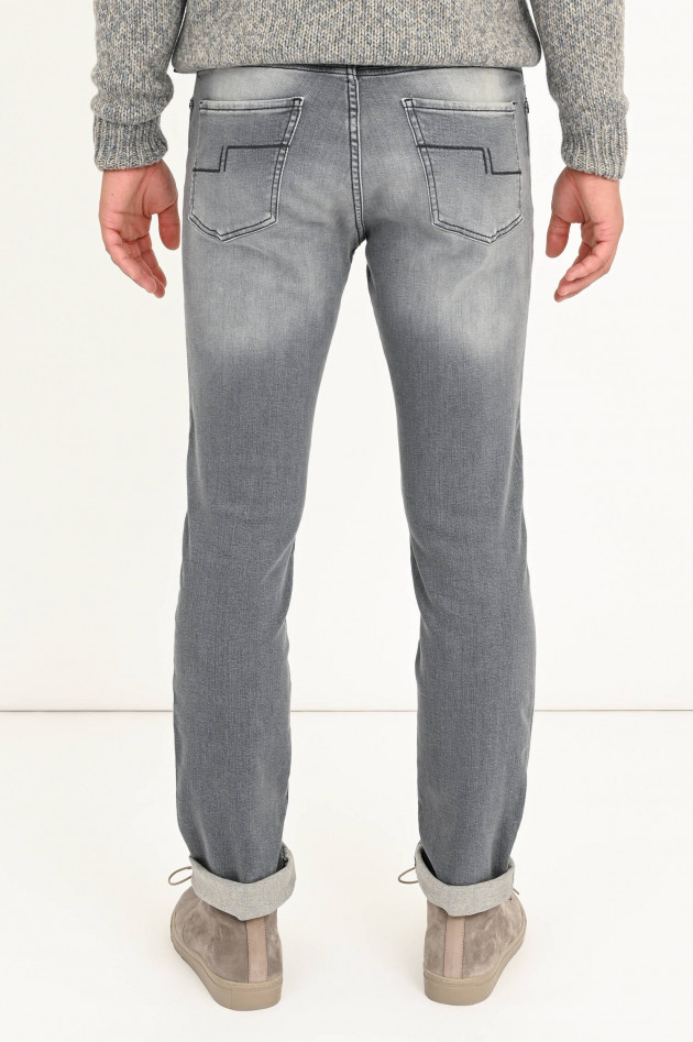 Verdandy Jeans aus Baumwollstretch in Hellgrau