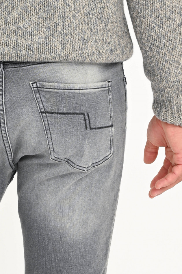 Verdandy Jeans aus Baumwollstretch in Hellgrau