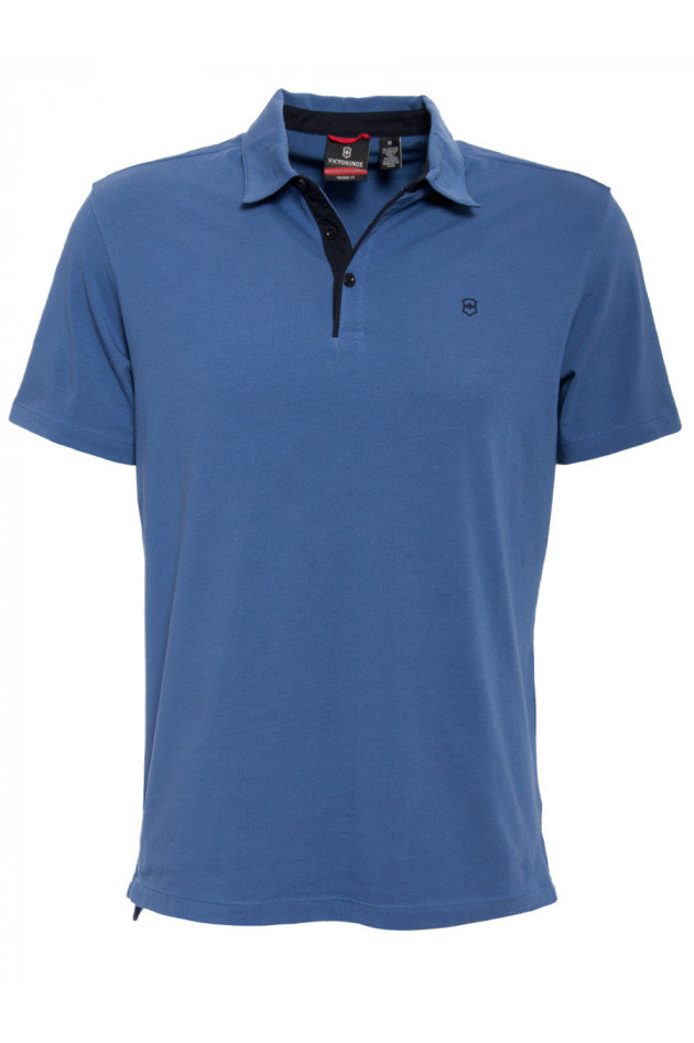 Voctorinox Poloshirt Mittelblau